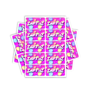 Zmartiez Rectangle / Pre - Roll Labels - Pre - Roll (10.16cm x 6.7cm)