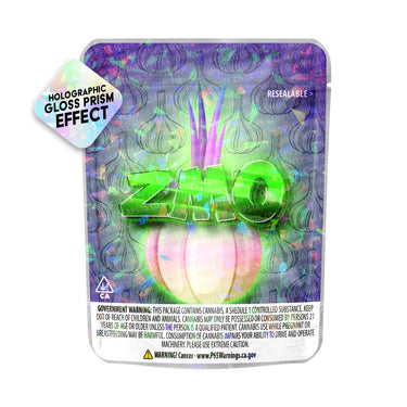 ZMO SFX Mylar Pouches Pre-Labeled - 3.5g (1/8oz) / No / 16pcs