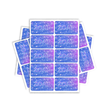 Zoap Rectangle / Pre - Roll Labels - Pre - Roll (10.16cm x 6.7cm)