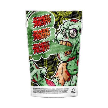 Zombie Breath Mylar Pouches Pre-Labeled - 3.5g (1/8oz) / No / 16pcs