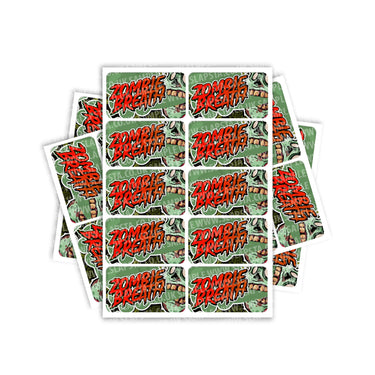 Zombie Breath Rectangle / Pre-Roll Labels - Pre-Roll (10.16cm x 6.7cm) / 10