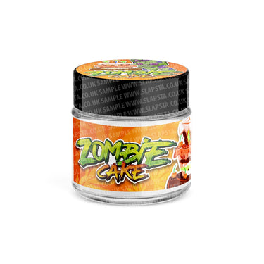 Zombie Cake Glass Jars Pre - Labeled - 3.5grams (1/8oz)