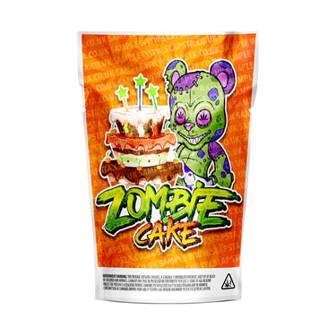 Zombie Cake Mylar Pouches Pre - Labeled - 3.5g (1/8oz)