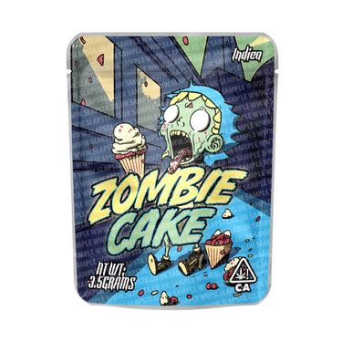 Zombie Cake Mylar Pouches Pre - Labeled - 3.5g (1/8oz)