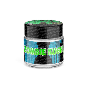Zombie Kush Glass Jars Pre - Labeled - 3.5grams (1/8oz)