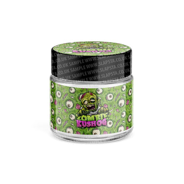 Zombie Kush OG Glass Jars Pre - Labeled - 3.5grams (1/8oz)