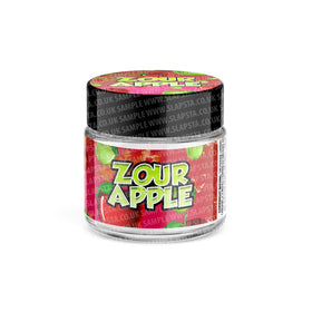 Zour Apple Glass Jars Pre-Labeled