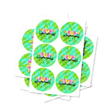 Zours Circular Stickers - 2.5cm / 25pcs