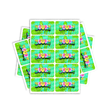 Zours Rectangle / Pre - Roll Labels - Pre - Roll (10.16cm x 6.7cm)