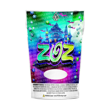 ZOZ Mylar Pouches Pre-Labeled - SLAPSTA
