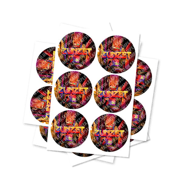 Zunzet Circular Stickers - SLAPSTA