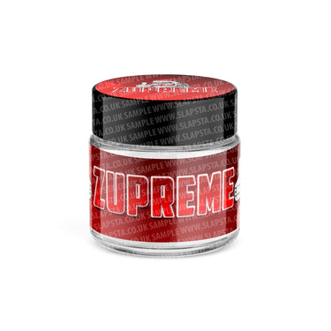 Zupreme Glass Jars Pre - Labeled - 3.5grams (1/8oz)