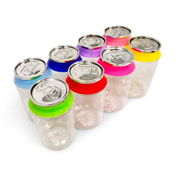 3.5g (1/8th Ounce) Plastic Soda Can Jars - SLAPSTA