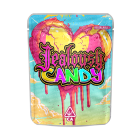 Jealous Candy Mylar Pouches Pre-Labeled