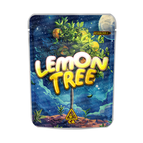 Lemon Tree Mylar Pouches Pre-Labeled