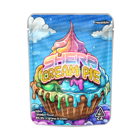Sherb Cream Pie Pouches Pre-Labeled