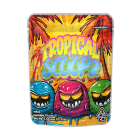 Tropical Scoopz Pouches Pre-Labeled