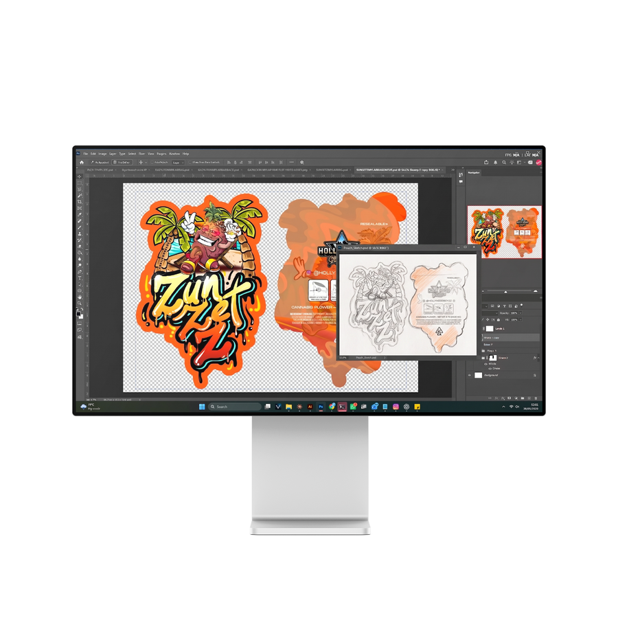Custom Shape Mylar Design