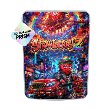 Strawberry-Z Mylar Sticker Packs