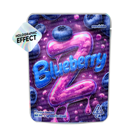 Blueberry Z Holo Mylar Sticker Packs