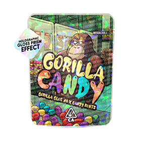 Pochettes Mylar Gorilla Candy SFX pré-étiquetées