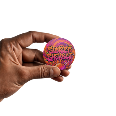 Sunset Sherbet Circular Stickers