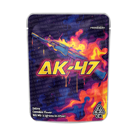 AK47 Mylar Pouches Pre-Labeled