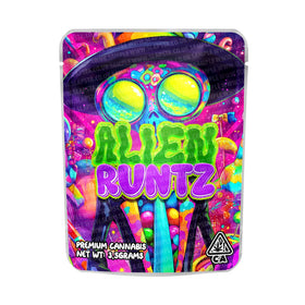 Alien Runtz Mylar Pouches Pre-Labeled