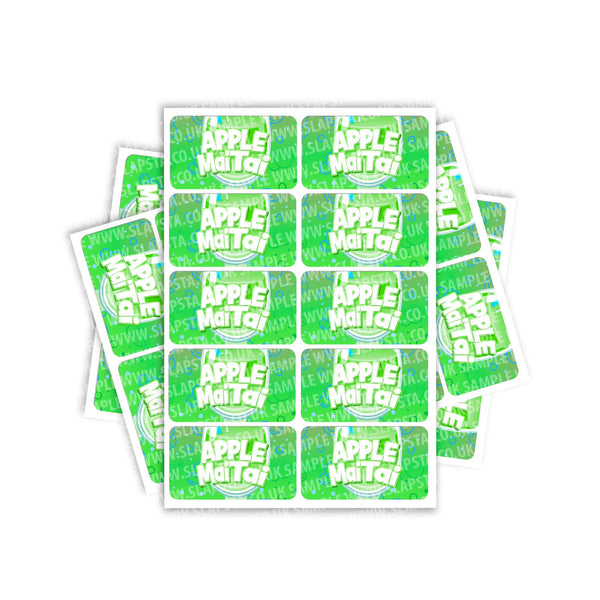 Apple Mai Tai Rectangle / Pre - Roll Labels - SLAPSTA