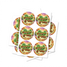 Apple Piez Circular Stickers - 2.5cm