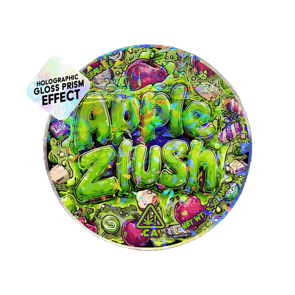 Apple Zlush Circle Holo Mylar Sticker Packs - SLAPSTA