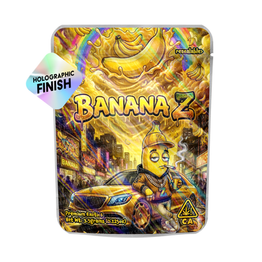 Banana - Z Mylar Sticker Packs - SLAPSTA