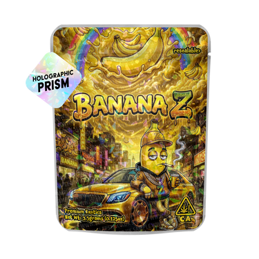Banana - Z Mylar Sticker Packs - SLAPSTA
