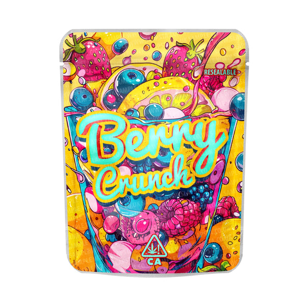 Berry Crunch Mylar Pouches Pre - Labeled - SLAPSTA