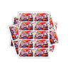 Berry Z Rectangle / Pre - Roll Labels - Pre - Roll (10.16cm x 6.7cm)