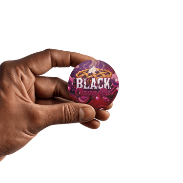 Black Cherry Pie Circular Stickers - 2.5cm