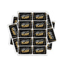 Black Lambo Rectangle / Pre - Roll Labels - Pre - Roll (10.16cm x 6.7cm)