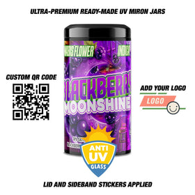 Blackberry Moonshine UV Miron Jars