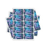 Blue Cookies Rectangle / Pre - Roll Labels - Pre - Roll (10.16cm x 6.7cm)