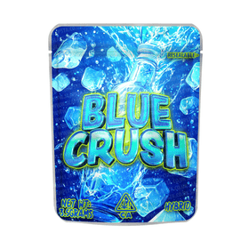 Blue Crush Mylar Pouches Pre-Labeled