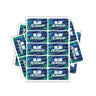 Blue Jealousy Rectangle / Pre - Roll Labels - Pre - Roll (10.16cm x 6.7cm)