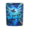 Blue Wizard Mylar Pouches Pre - Labeled - 3.5g (1/8oz)