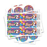 Blue Z Glass Jar / Tamper Pot Label - 50ml Tamper Strip Pot
