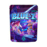 Blue Z Mylar Pouches Pre - Labeled - 3.5g (1/8oz)