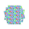 Blue Zcotti Rectangle / Pre - Roll Labels - Pre - Roll (10.16cm x 6.7cm)
