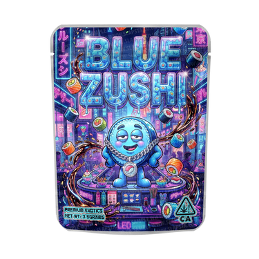 Blue Zushi Mylar Sticker Packs - SLAPSTA