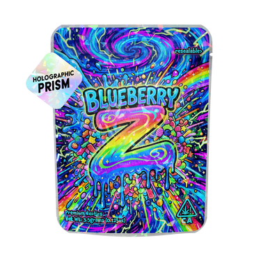 Blueberry Z Mylar Sticker Packs - SLAPSTA
