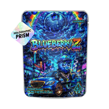 Blueberry - Z Mylar Sticker Packs - SLAPSTA