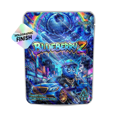 Blueberry - Z Mylar Sticker Packs - SLAPSTA