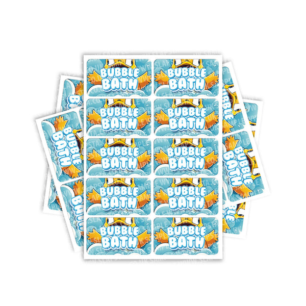 Bubble Bath Rectangle / Pre - Roll Labels - SLAPSTA